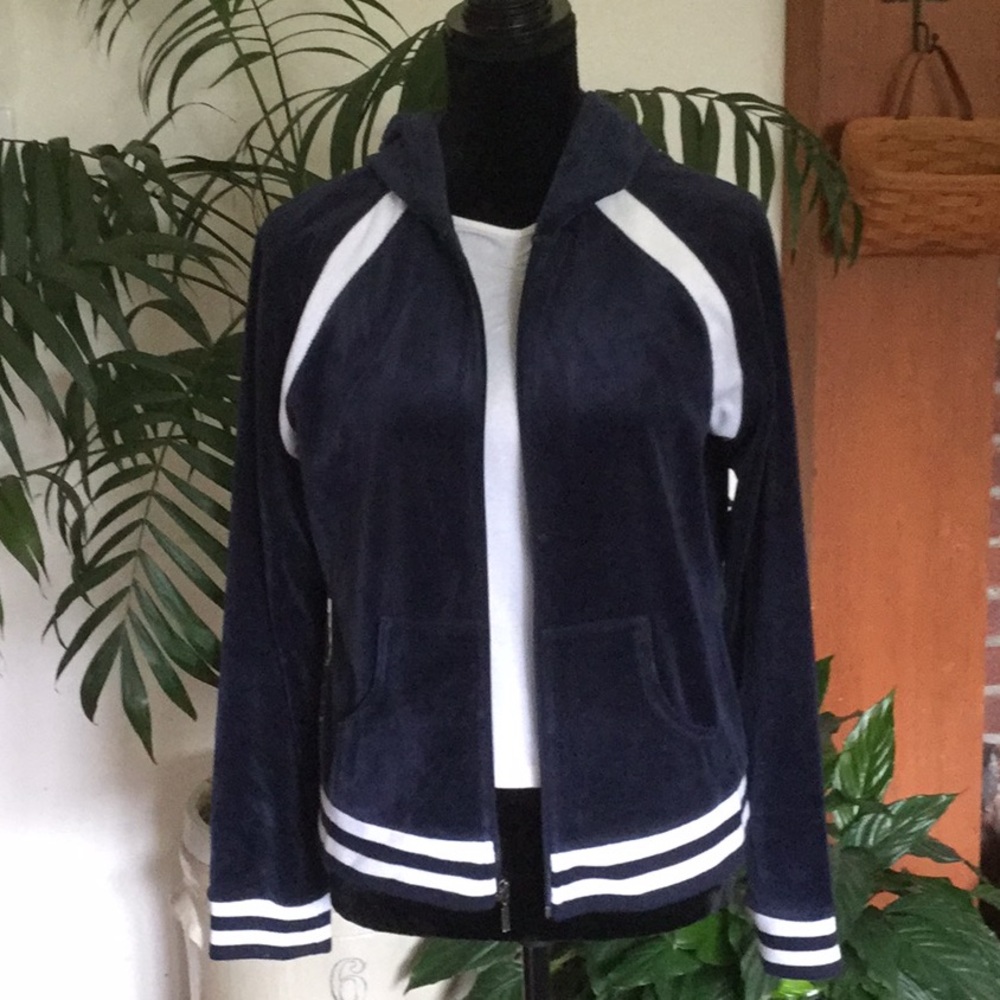 Trek Gear Velour Hooded Jacket